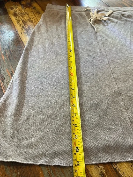 Joe Fresh Gray Drawstring A-Line Skirt - Picture 3 of 5